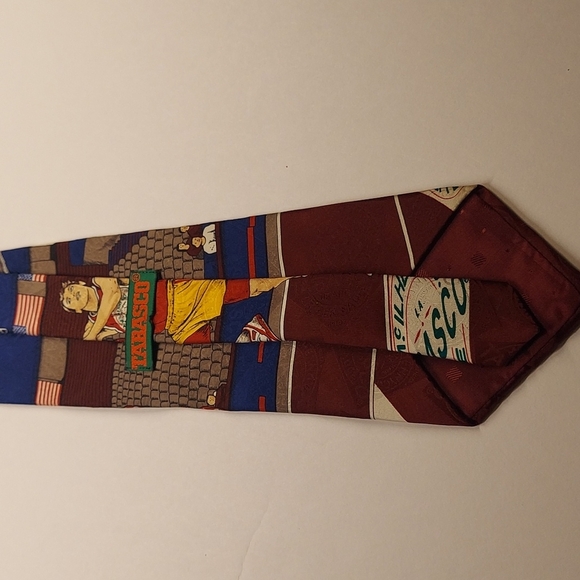 01 Basketball Tabasco Neck Tie - Picture 4 of 7